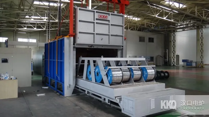 150KW Bogie Type Aluminum Alloy aging furnace