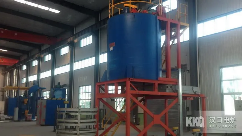 Henan Enterprise Vertical Aluminum Alloy Quenching Furnace On-site