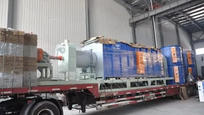 A building materials manufacturer in Chongqing ordered a vitrified microbead production line, which was loaded and shipped overnight