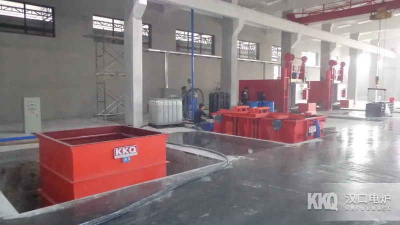 Ductile Iron Isothermal Quenching Furnace Production Workshop