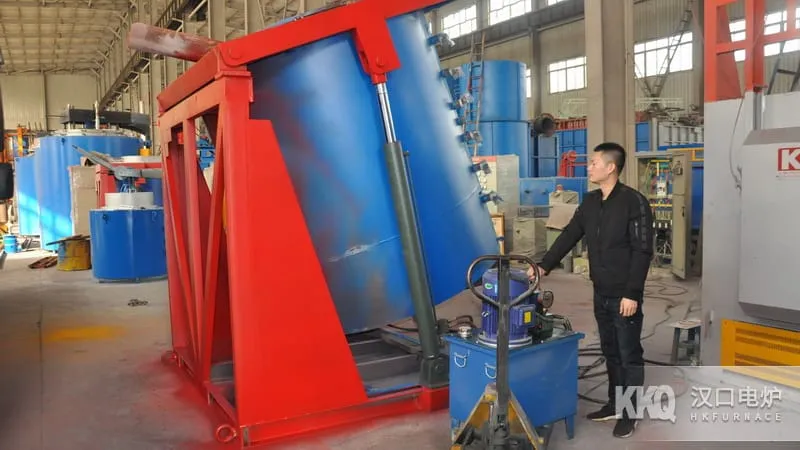 Tilting Crucible Fast Aluminum Melting Furnace