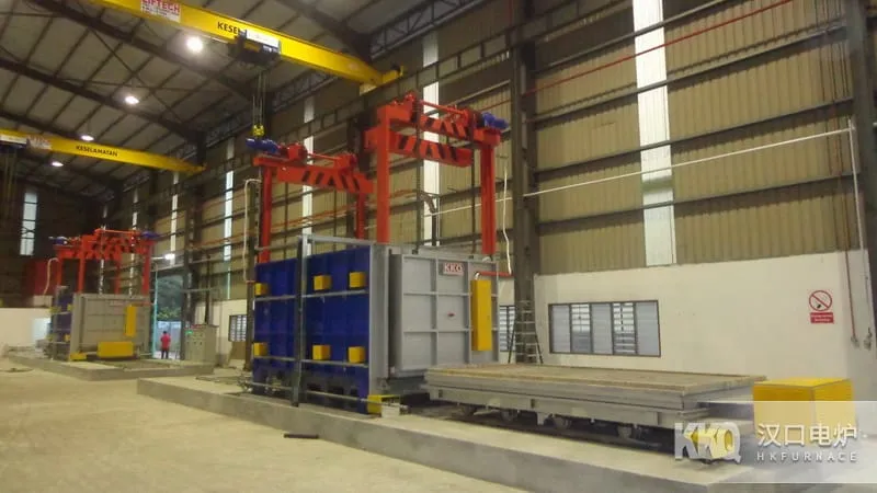 Double Door Bogie Furnace Equipment Installation